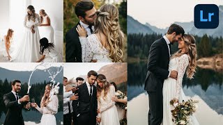 How to edit TIMELESS wedding photos FAST Lightroom Editing Tutorial  Natural  Beautiful Presets [upl. by Nedlog]