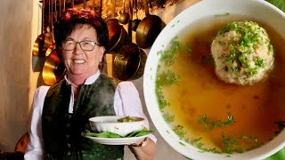 Pasta Grannies enjoy easytomake bread dumplings called canederli [upl. by Ordway]