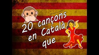 20 CANCIONES en CATALÁN que 🕺 🎵 catalanfacil [upl. by Irrot]