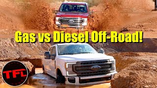 I Drove the Gas and Diesel Ford F250 Tremor OffRoad and THIS One is Clearly Better [upl. by Niffirg]