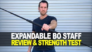 Expandable Bo Staff Review amp Strength Test [upl. by Aira]