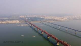 Lalon Shah bridgeDrone view [upl. by Sorrows640]