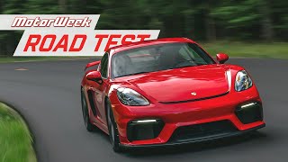 2021 Porsche 718 Cayman GT4  MotorWeek Road Test [upl. by Selden]