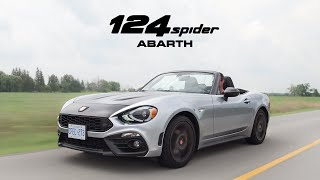 Fiat 124 Spider Abarth Review  The Fiata [upl. by Sidoeht]