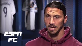 Zlatan Ibrahimovic on what hed change about MLS and why hes better than Carlos Vela  ESPN FC [upl. by Imehon958]