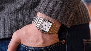 A Week On The Wrist The Cartier Santos [upl. by Collayer]