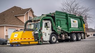 Mack LE  Heil DuraPack HalfPack Garbage Truck [upl. by Photima]