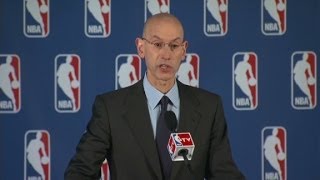 Raw NBA Commissioner Adam Silver bans Donald Sterling [upl. by Assennev]