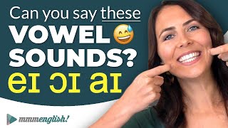 Pronunciation Practice 👄 Difficult Vowel Sounds DIPHTHONGS [upl. by Novonod]