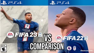 FIFA 23 Vs FIFA 22 PS4 [upl. by Aver849]