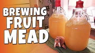 CWTK  Brewing Honey Fruit Mead [upl. by Xirdnek]