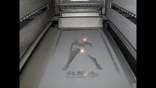 Selective Laser Melting Time Lapse [upl. by Yasdnil]