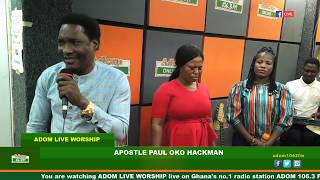 ADOM LIVE WORSHIP WITH APOSTLE PAUL OKO HACKMAN 146 19 [upl. by Belvia806]