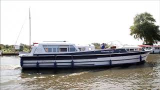 Glistening Light  Boat hire Norfolk Broads [upl. by Refinnej]