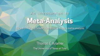 Conducting a MetaAnalysis [upl. by Dranyer]