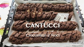 CANTUCCI cioccolato e noci [upl. by Anaicilef]