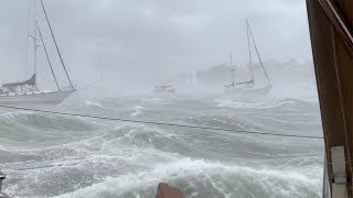 Boat Technician Films Storm At Cape Cod [upl. by Hartman]