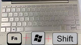 How to take a screenshot on HP Envy 13 laptop [upl. by Sapienza]