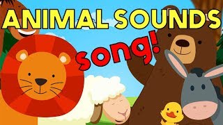 These Are the Sounds of Animals  Song for Kids and Toddlers [upl. by Fabrin]