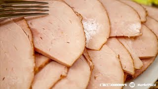 How To Slice A BoneIn Ham [upl. by Ettennil]