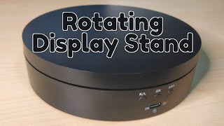 Rotating Display Stand  Electric Turntable  Unboxing and Review [upl. by Ylrak]