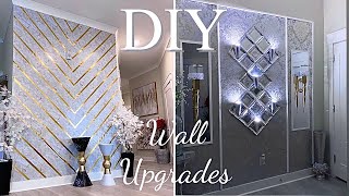 WALL UPGRADES IN A RENTAL HOW TO COVER LARGE WALLS HOME IMPROVEMENT DIY [upl. by Anilet]