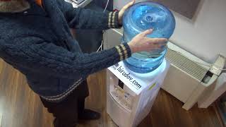 How to replace the Water Bottle of Water Dispenser [upl. by Ahsinnor744]