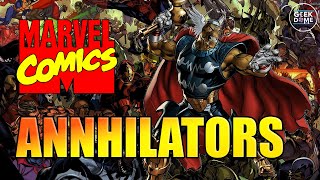 Annihilators  Marvel Comics Explained [upl. by Ocirrej]