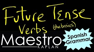 FUTURE TENSE How to conjugate verbs in Spanish [upl. by Avra467]