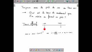 taux effectifs vs nominaux [upl. by Buffy]