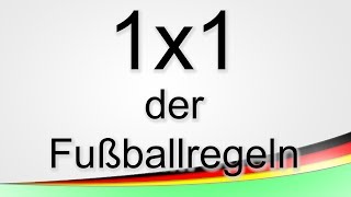 1x1 der Fußballregeln [upl. by Bride]