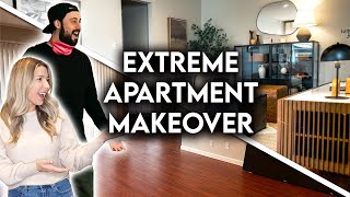 EXTREME APARTMENT MAKEOVER  DIY Transformation From Start To Finish [upl. by Ahsiekyt]