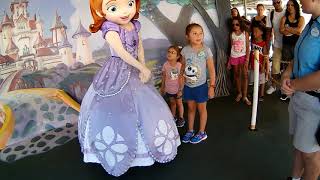 Meeting Sofia the First at Disney [upl. by Benni]