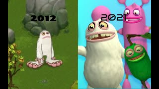 Evolution of My Singing Monsters 2012  2021 [upl. by Nyladnek]