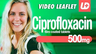 CIPROFLOXACIN 500 mg  What it is for how to use dose warnings and side effects [upl. by Eelesor]