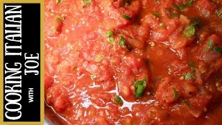 Worlds Best Tomato Pasta Sauce  Cooking Italian with Joe [upl. by Brook]