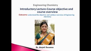 Engineering Chemistry Syllabus BTech first year Engineering Chemistry syllabus By Dr Anjali [upl. by Aurlie630]