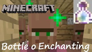 Minecraft  How To Get Bottle o Enchanting Survival Tutorial  No commentary [upl. by Lorry]