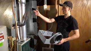 Aprilaire 600M Humidifier Installation Walkthrough [upl. by Mayhs]