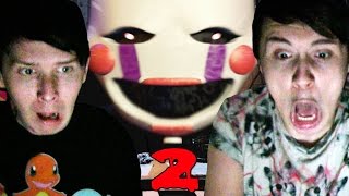 YAY JUMPSCARES  Dan and Phil play Five Nights At Freddys 2 [upl. by Salaidh]