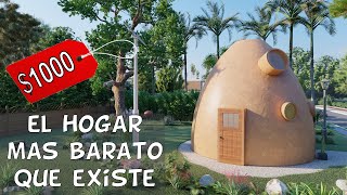 Casa por 1000 Dólares  Con SuperAdobe y ecológica [upl. by Nonarb]