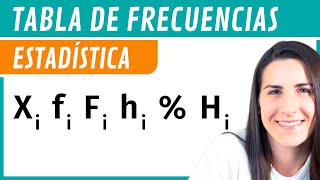 Tabla de FRECUENCIAS 📊 Estadística [upl. by Spense]