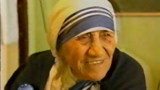 Mother Teresa gives her first TV Interview for 10 years May 1993 [upl. by Wsan]