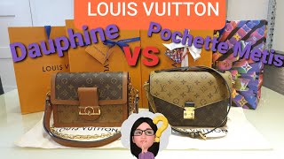 LOUIS VUITTON Pochette Metis amp Dauphine MM Comparison [upl. by Aical]