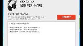 How To Update Firmware On Astro A50 [upl. by Winonah]