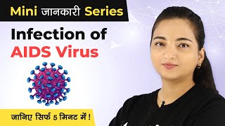 HIV and AIDS Explained in a Simple Way in Hindi  HIV Mechanism of Action  Mini Jankaari Series [upl. by Karee467]