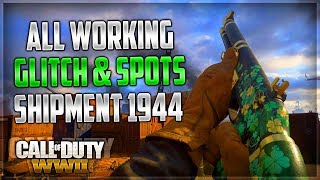 COD WW2  Top 4 EASY Glitches On quotShipment 1944 quot  WWII Multiplayer Glitches [upl. by Inafets]