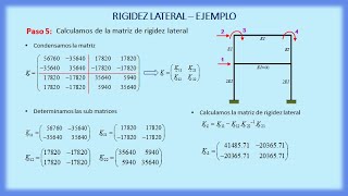 Rigidez Lateral en un pórtico  Ejemplo [upl. by Casaleggio]