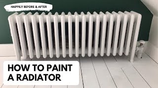 How to Paint a Radiator Spray vs Brush [upl. by Oilenroc]