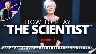 How To Play quotThe Scientistquot Piano Song Tutorial [upl. by Aylad28]